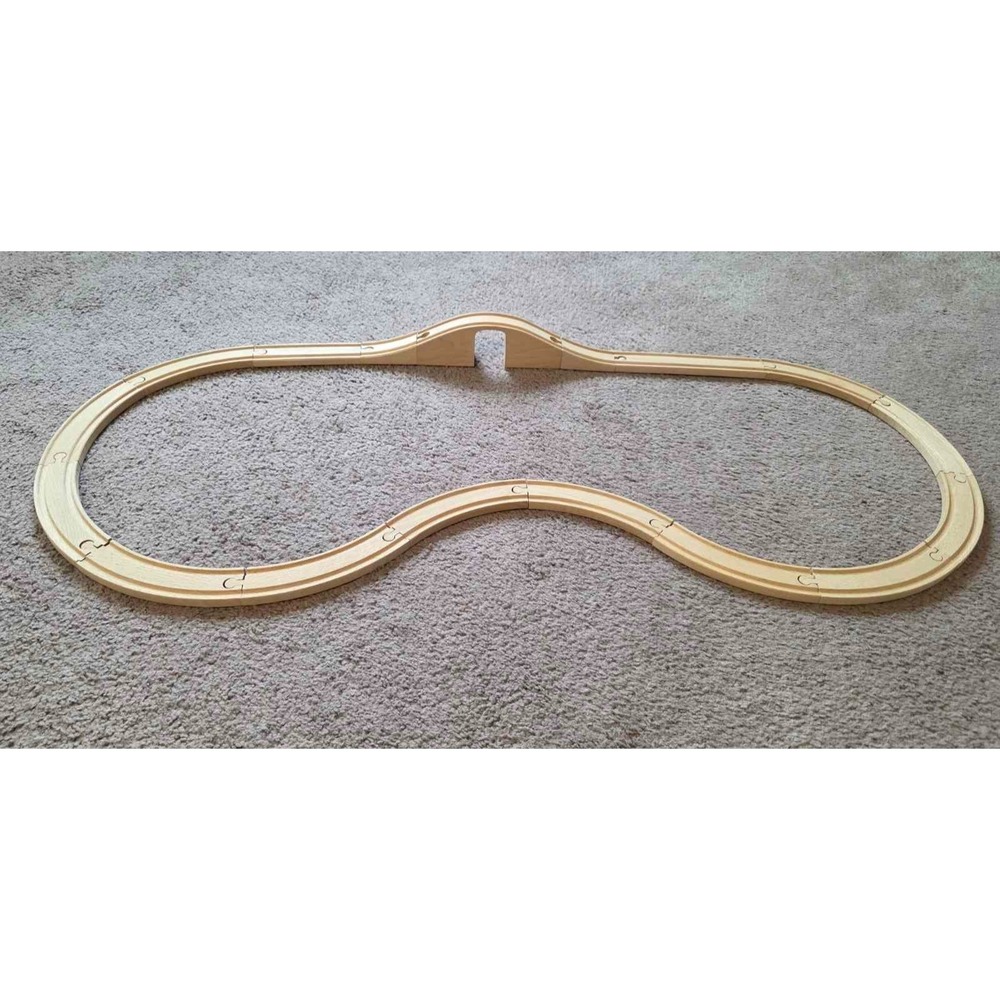 Brio Wooden Railway Trains of the World Red Road Engine Train Set Tracks - Picture 14 of 16